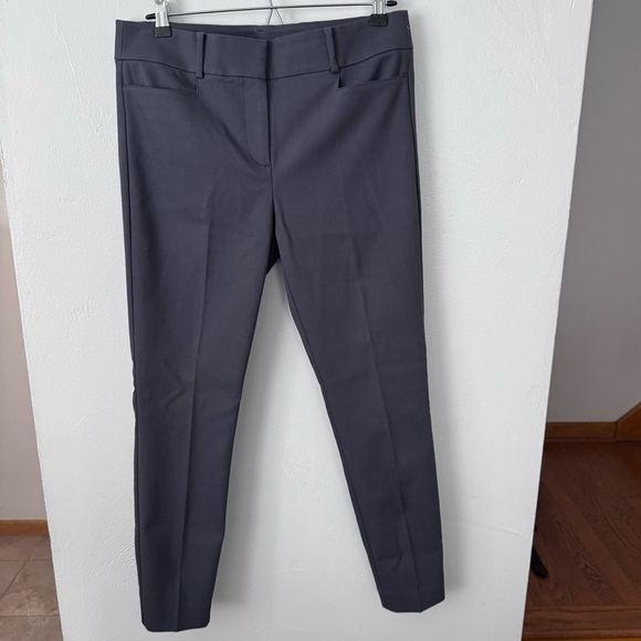 Loft smokey blue dressy Skinny Pant Size 8 - Picture 1 of 7